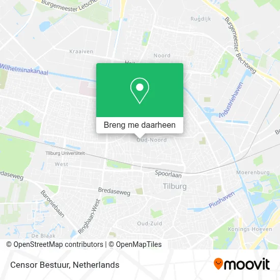 Censor Bestuur kaart