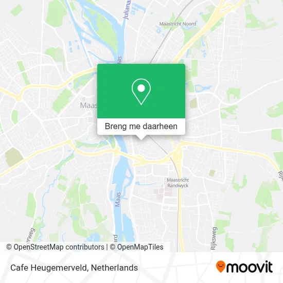 Cafe Heugemerveld kaart