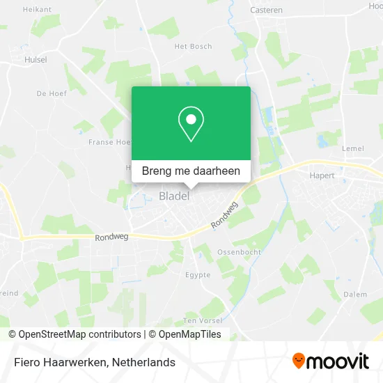 Fiero Haarwerken kaart