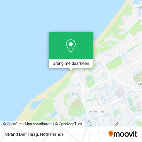 Strand Den Haag kaart