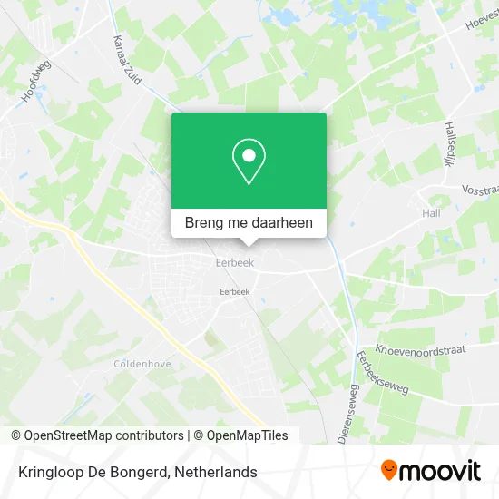 Kringloop De Bongerd kaart