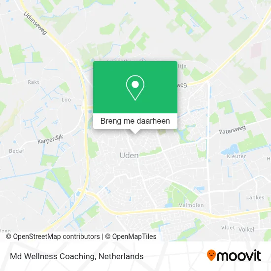 Md Wellness Coaching kaart