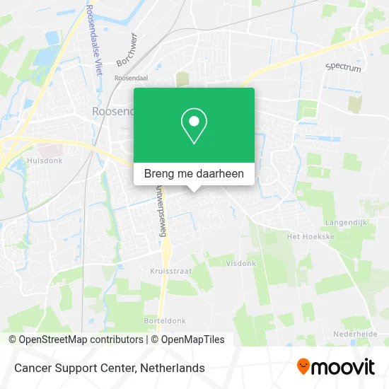 Cancer Support Center kaart