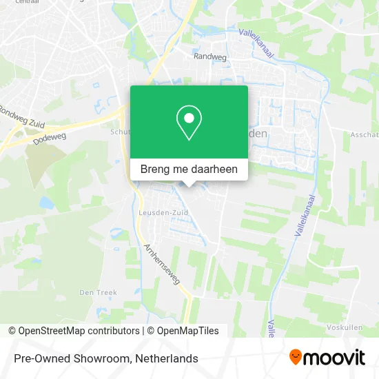 Pre-Owned Showroom kaart
