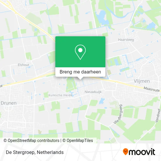 De Stergroep kaart
