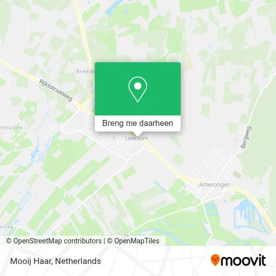Mooij Haar kaart
