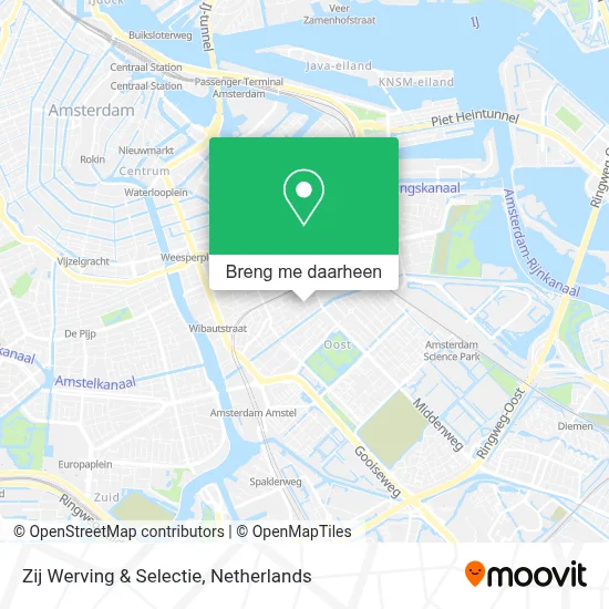 Zij Werving & Selectie kaart