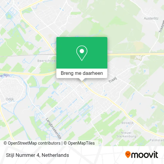 Stijl Nummer 4 kaart