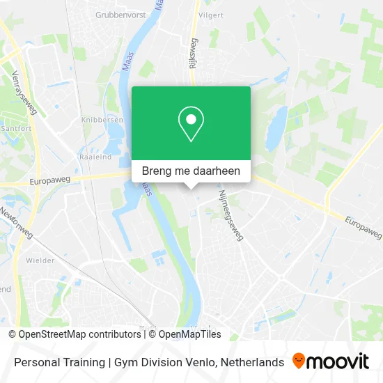 Personal Training | Gym Division Venlo kaart