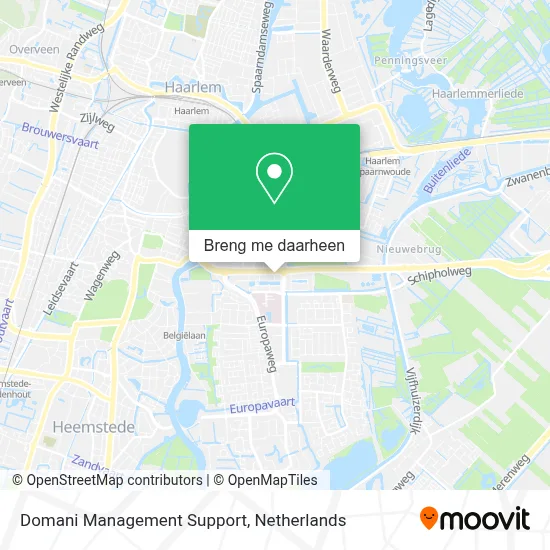 Domani Management Support kaart