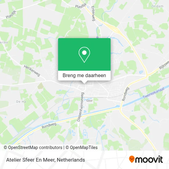 Atelier Sfeer En Meer kaart