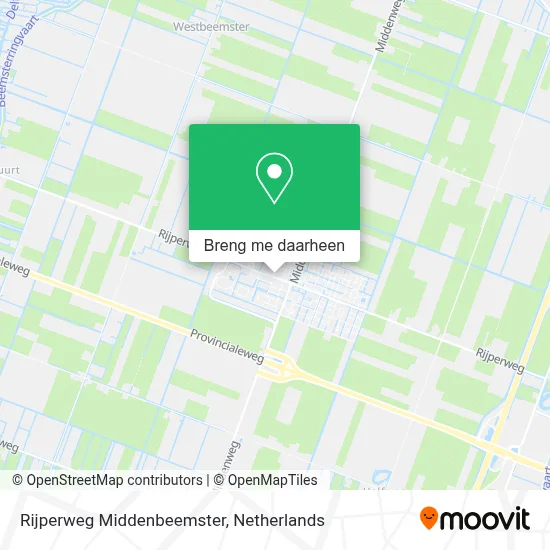 Rijperweg Middenbeemster kaart
