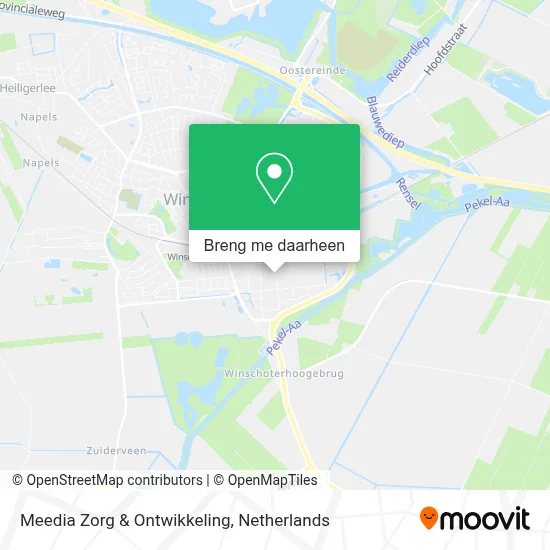 Meedia Zorg & Ontwikkeling kaart