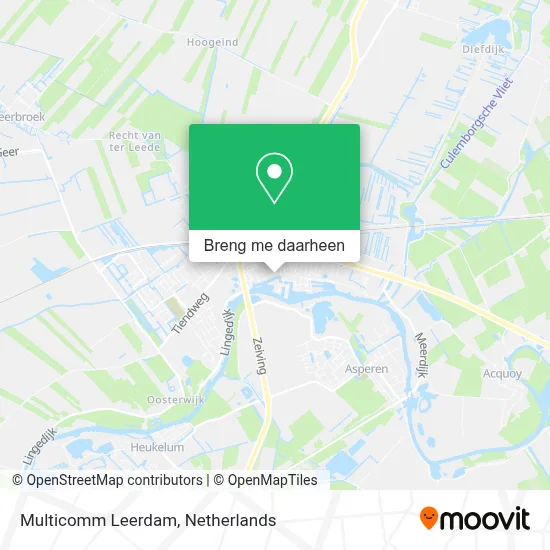 Multicomm Leerdam kaart