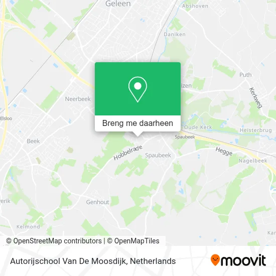 Autorijschool Van De Moosdijk kaart
