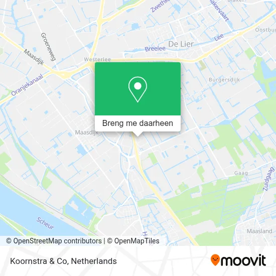 Koornstra & Co kaart