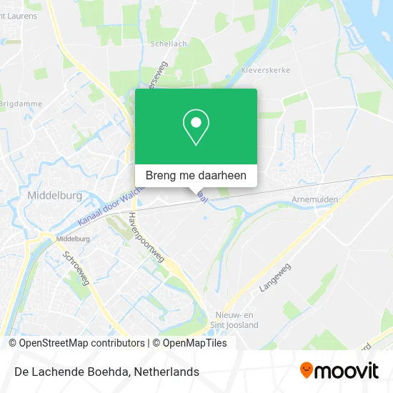 De Lachende Boehda kaart