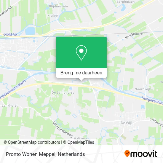 Pronto Wonen Meppel kaart