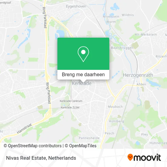 Nivas Real Estate kaart