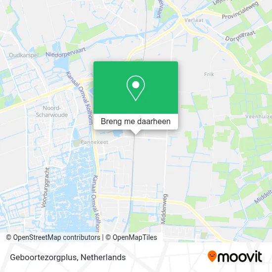Geboortezorgplus kaart