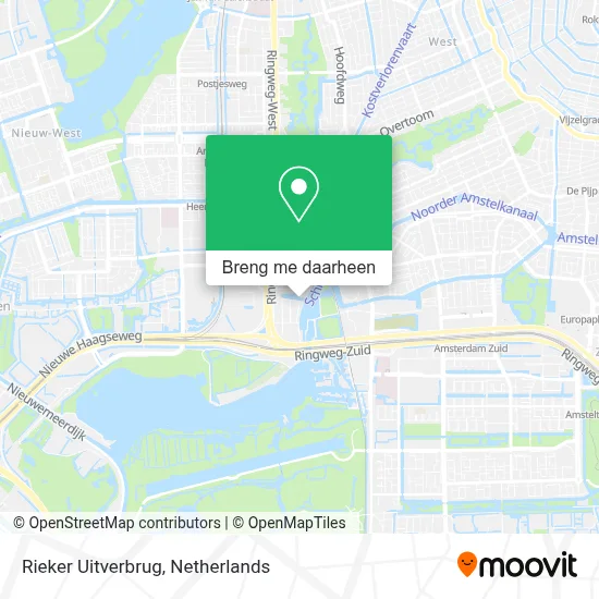 Rieker Uitverbrug kaart