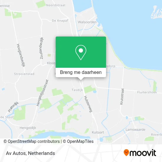 Av Autos kaart