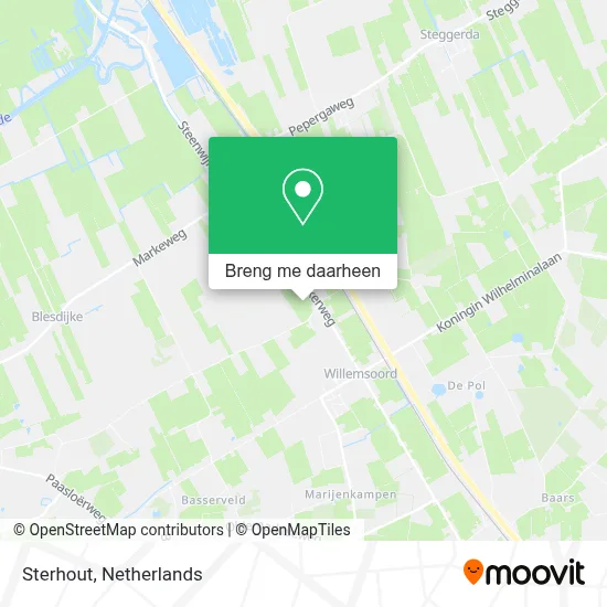 Sterhout kaart