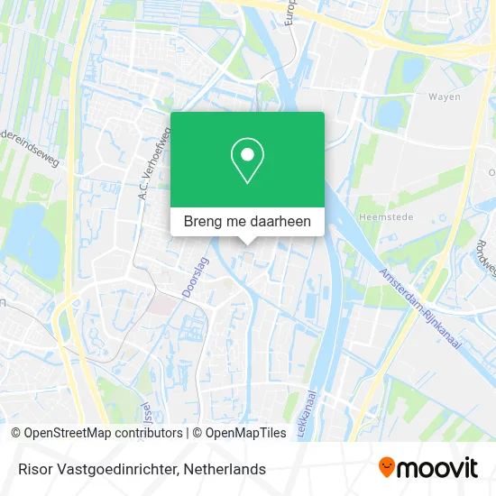 Risor Vastgoedinrichter kaart