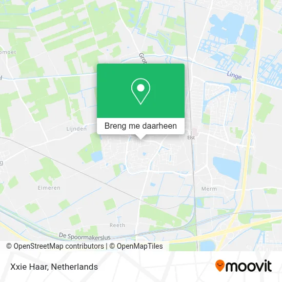 Xxie Haar kaart