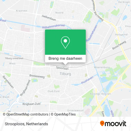 Strooploos kaart