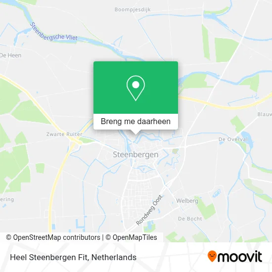 Heel Steenbergen Fit kaart
