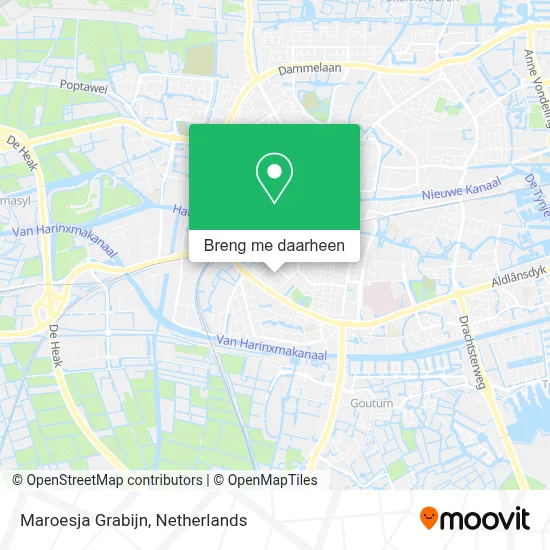 Maroesja Grabijn kaart