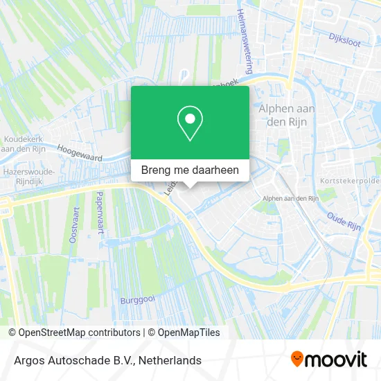 Argos Autoschade B.V. kaart