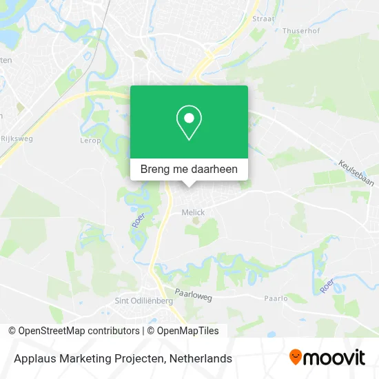 Applaus Marketing Projecten kaart