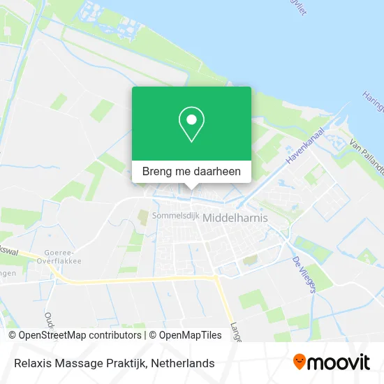 Relaxis Massage Praktijk kaart