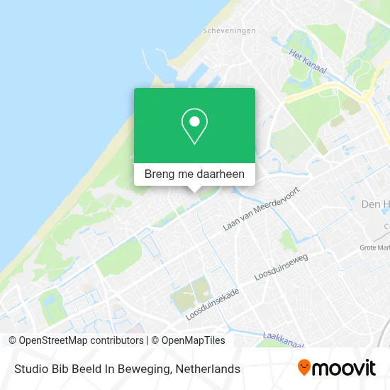 Studio Bib Beeld In Beweging kaart