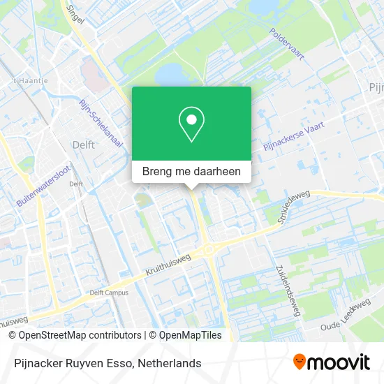 Pijnacker Ruyven Esso kaart