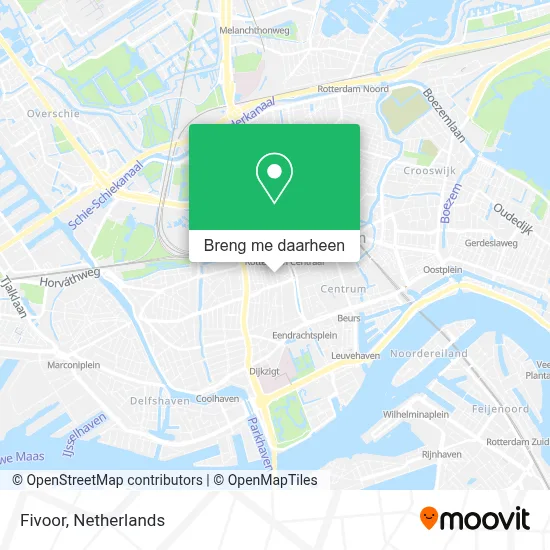 Fivoor kaart