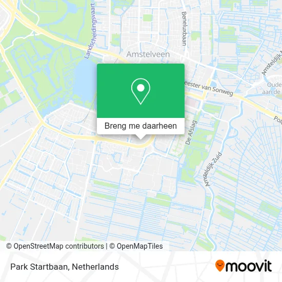 Park Startbaan kaart