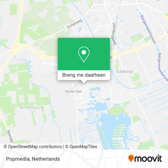 Popmedia kaart