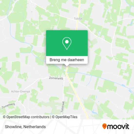 Showline kaart