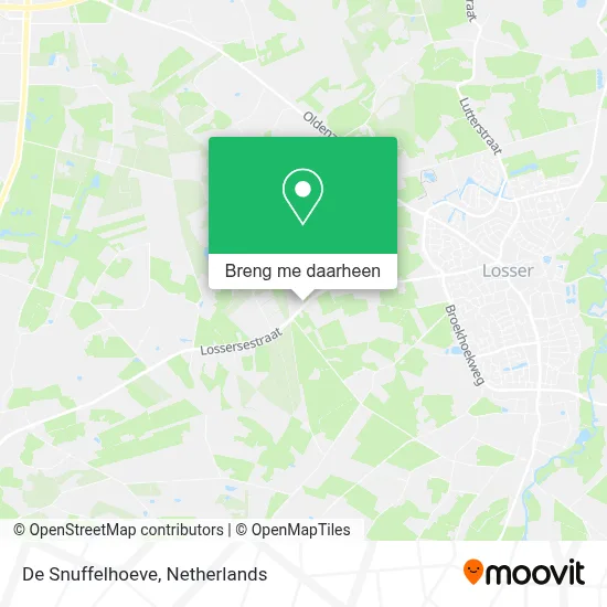 De Snuffelhoeve kaart