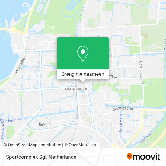 Sportcomplex Sgl kaart