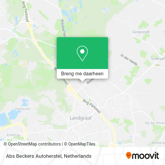 Abs Beckers Autoherstel kaart