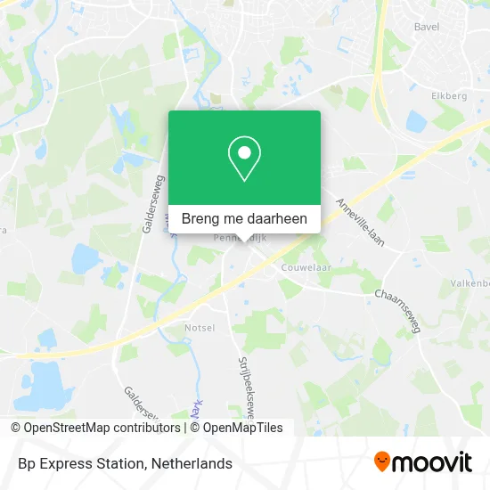 Bp Express Station kaart
