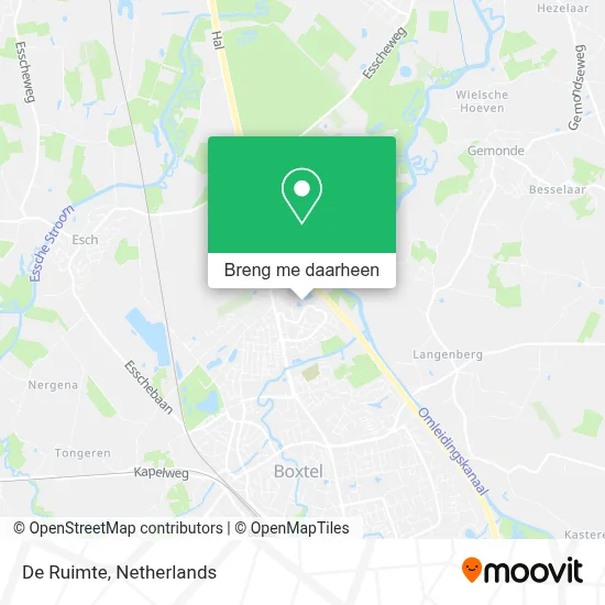 De Ruimte kaart