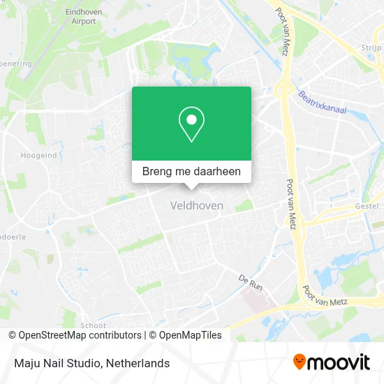 Maju Nail Studio kaart
