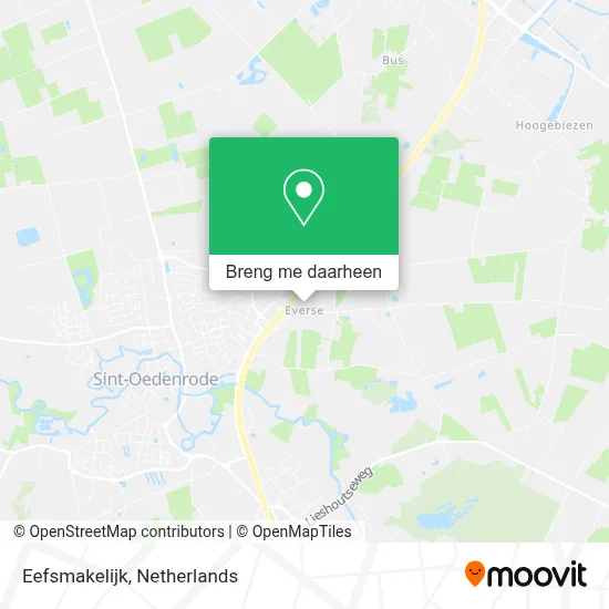 Eefsmakelijk kaart
