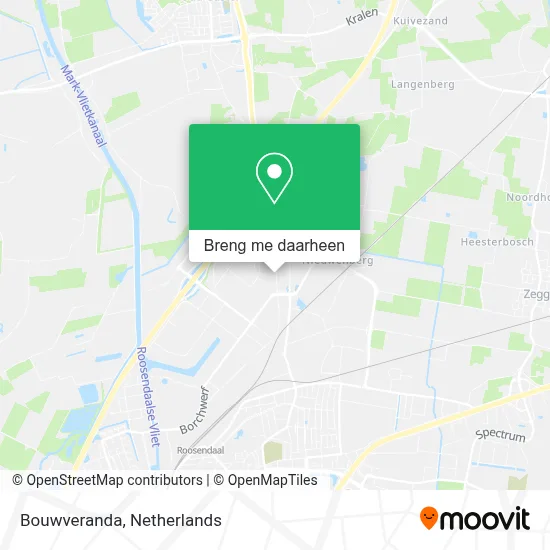Bouwveranda kaart