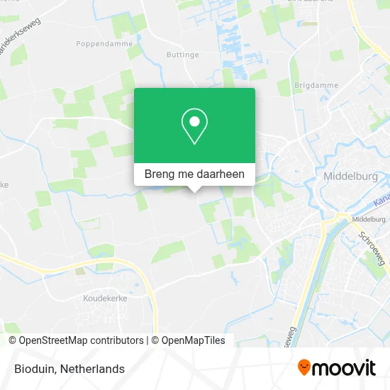 Bioduin kaart